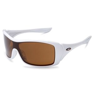 Oakley Forsake White Sunglasses with Brown/Gold Lenses